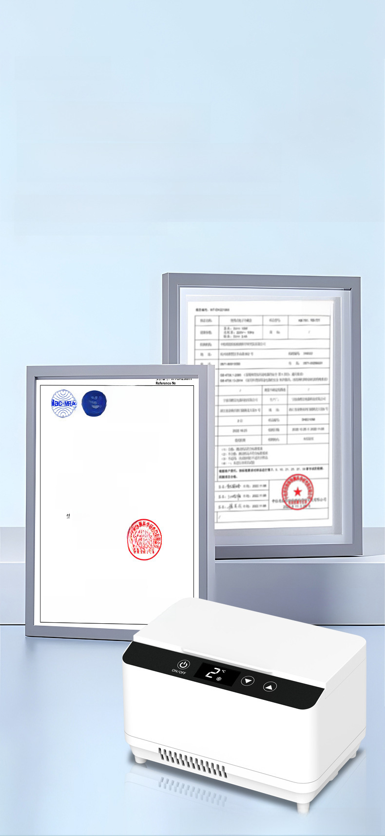 Coolbao Portable Insulin Refrigerated Box Car Mini Refrigerator Interferon Refrigerated Box Car Home Dual Use