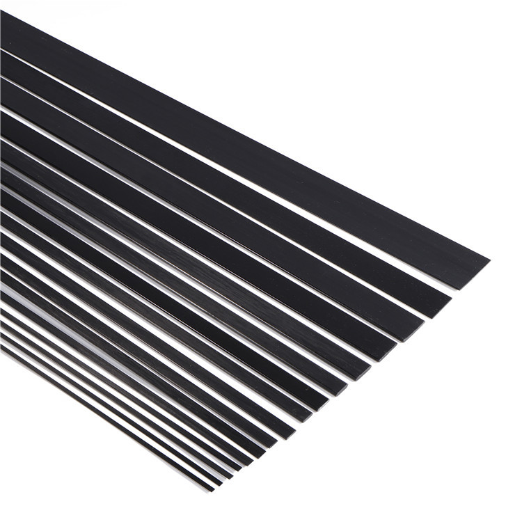 Manufacturers supply 1MM * 5MM [carbon fiber sheet], carbon fiber flat strip, UAV accessories