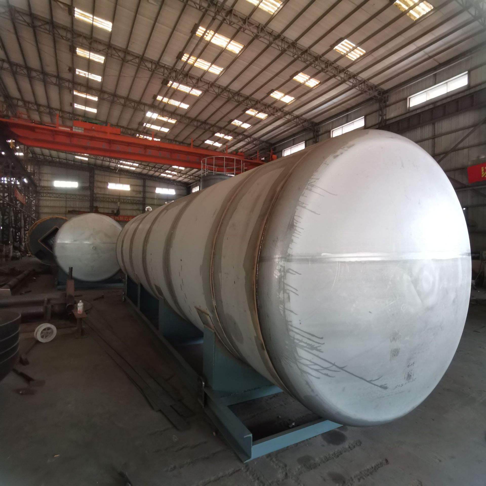 【Large 304 Export-Grade Stainless Steel Storage Tank】Food-Grade Raw Material Horizontal Tank Industrial Container Oil Tank Manufacturer