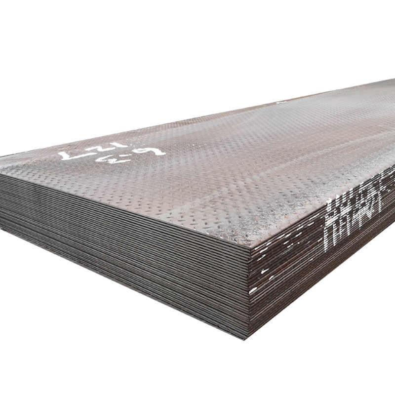Spot Wholesale Steel Galvanized Pattern Plate 3mm Hot-Rolled Anti-Skid Plate Q235B Embossed Steel Plate Pattern Medium-Thick Plate