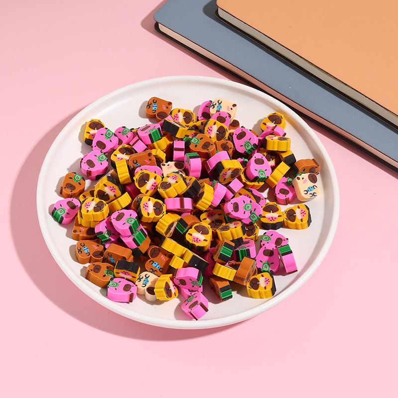 Мини мультяшный стиратель Kappi Bala трансграничный набор канцелярских товаров для начальной школы комбинация резинок призов оптом