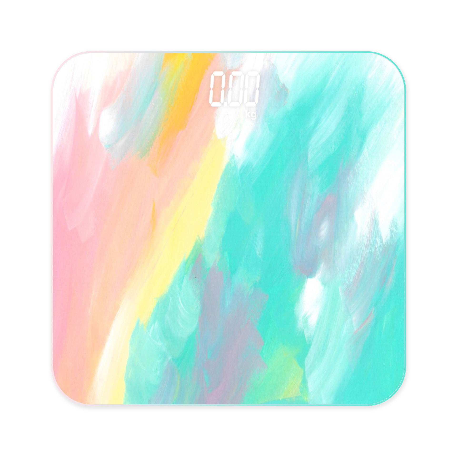 Baolan new graffiti smart electronic scale household weighing scale adult scale small body weighing meter cross-border manufacturer