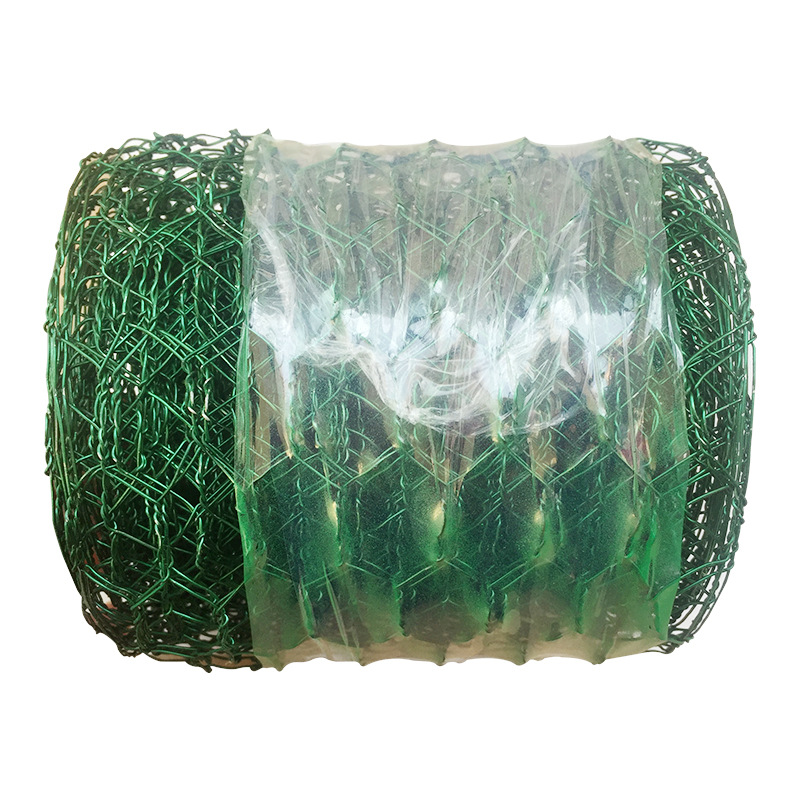 Craft floral flower arrangement chicken cage net fixed shape wedding scenery decoration dark green metal wire hexagonal net