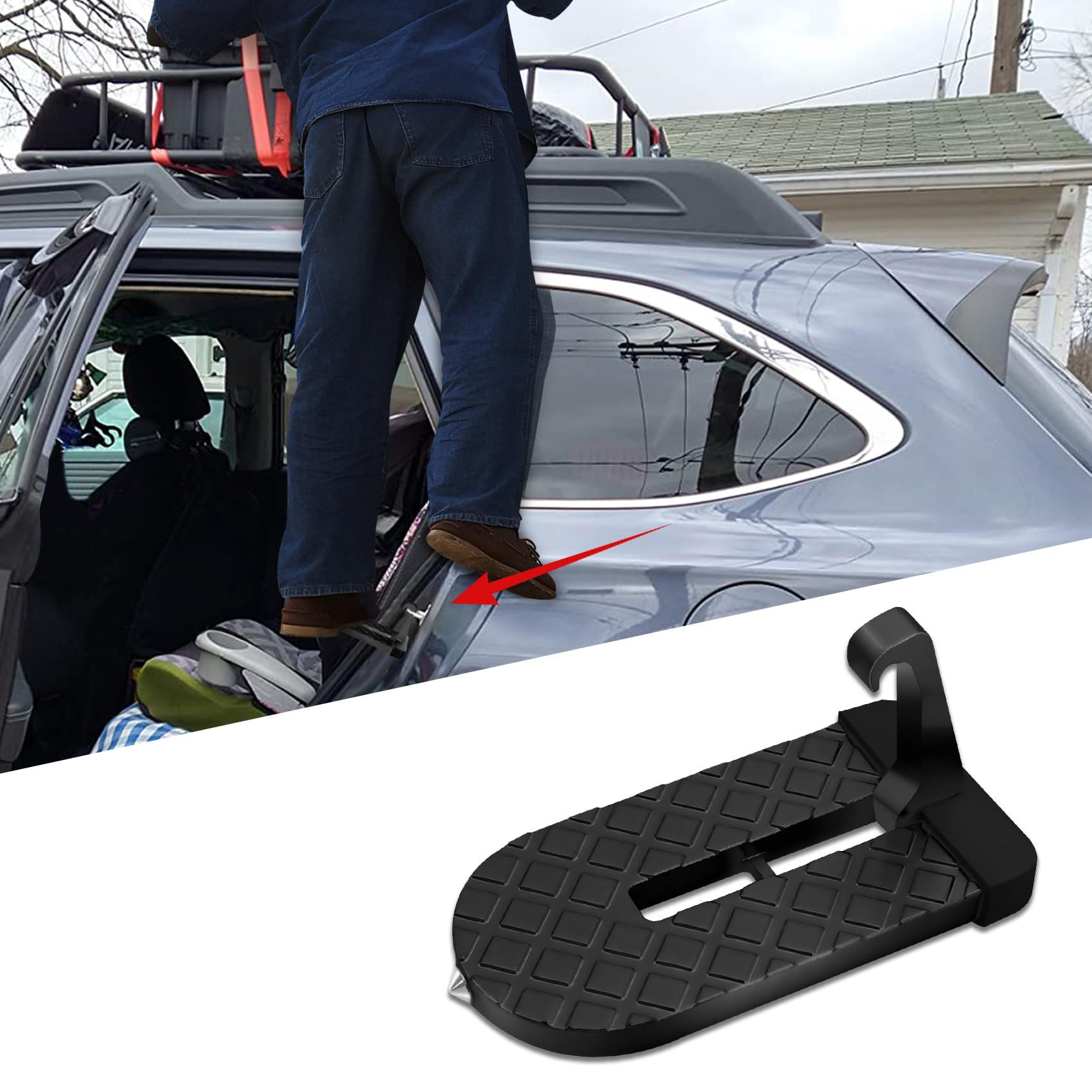 Car Assist Pedal Suv Roof Pedal Auxiliary Hook Car Door Pedal Moki Car Doorstep