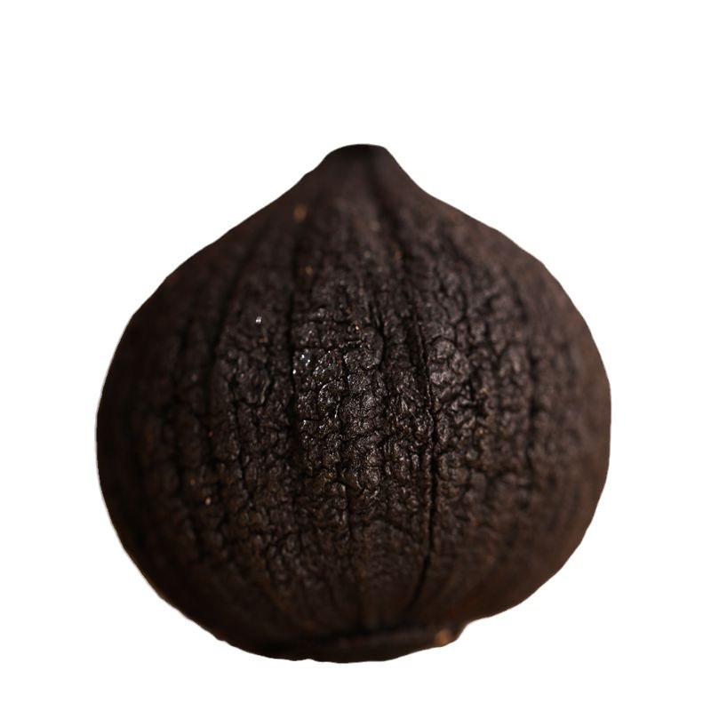 Perennial supply of single-headed black garlic 100g source factory straight hair foot fermentation soft waxy sweet and sour peeling ready-to-eat