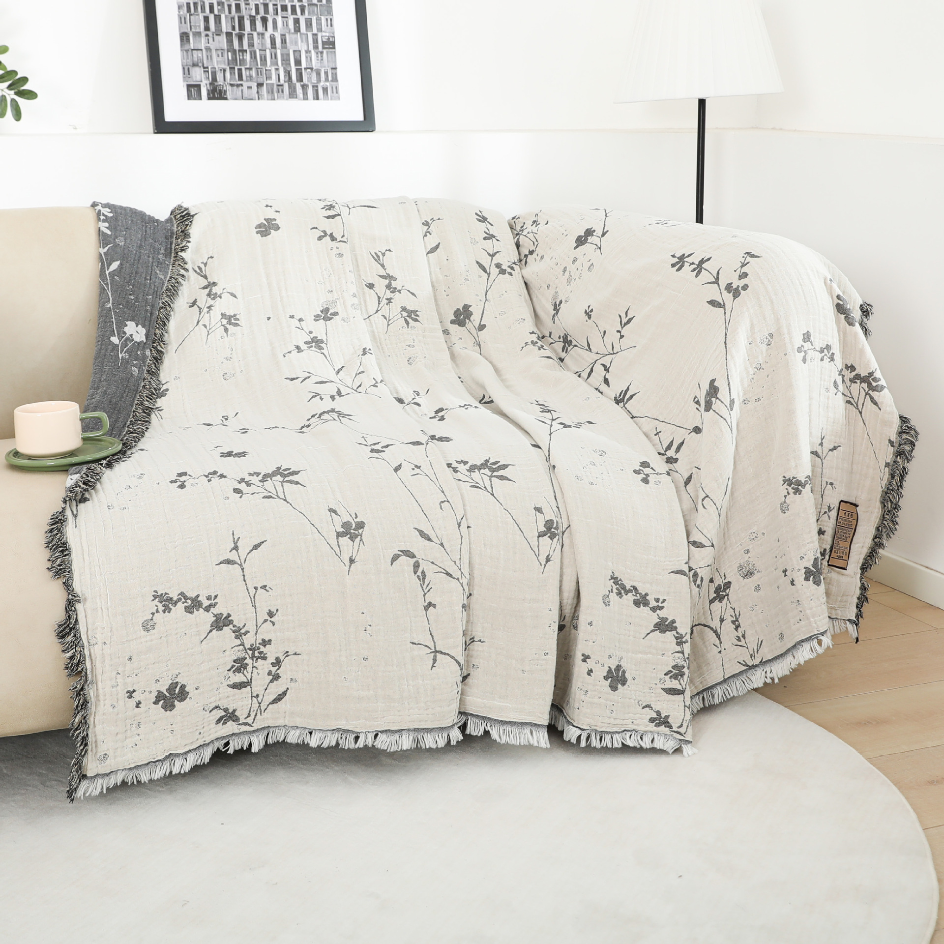 Pure Cotton Gauze Towel Quilt Pure Cotton Summer Thin Cotton Gauze Towel Blanket Summer Cool Quilt Double Nap Sofa Blanket