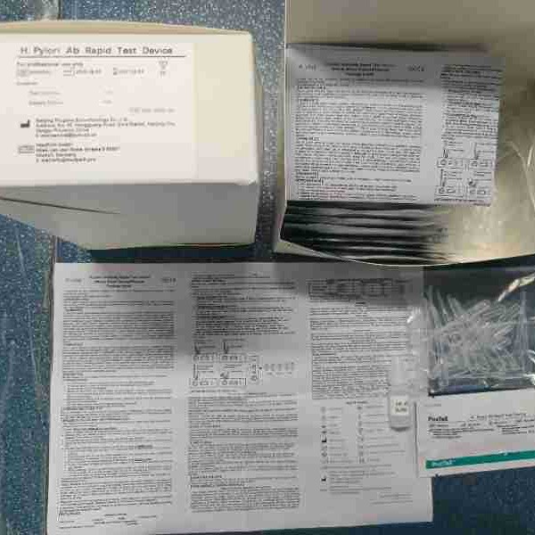 Helicobacter Pylori H Pylori Hp-Ag/Hp-Ab Antigen Antibody Test Card Colloidal Gold Detection Can Be Oem