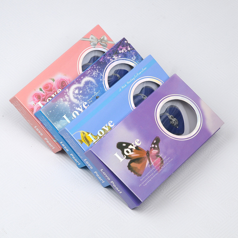 Tiktok same style pop can pearl clam diy freshwater pearl clam Beckham with pendant necklace gift box set