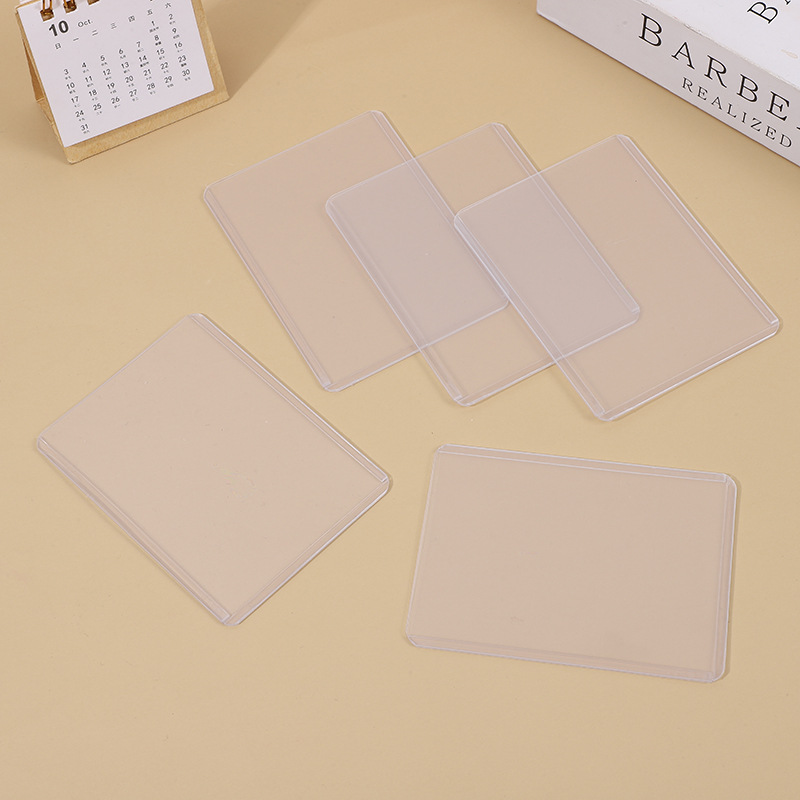 Hard Card Holder B8 Small Card Polaroid Plastic Transparent Laminated Card Holder Guka Hard Plastic Case Thickened Hard Card Film Card Release