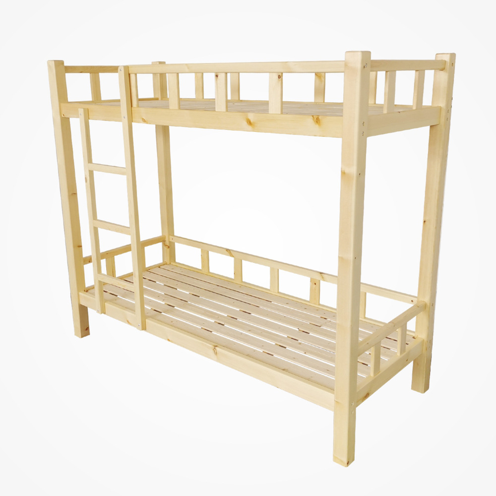 Wooden Children's Drawpull Bed Kindergarten Double Up and Down Four-Person Children's Bed Solid Wood Multi-Person Student Drawer Push-pull Bed