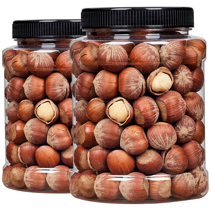 Northeastern Open-Shell Hazelnuts, Original Flavor, Large Kernels, New Stock, 500g Canned Specialty Nuts, Roasted Snacks, Wholesale