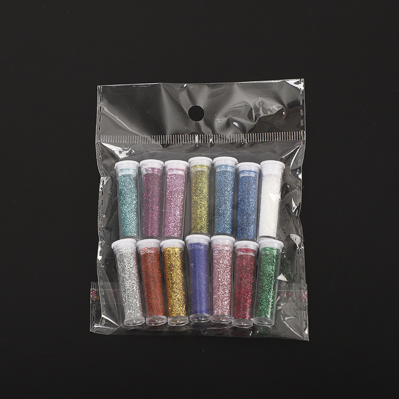 Factory supply 1-2g bottled glitter powder glitter gold powder sequins diy glitter toy sand painting powder glitter powder
