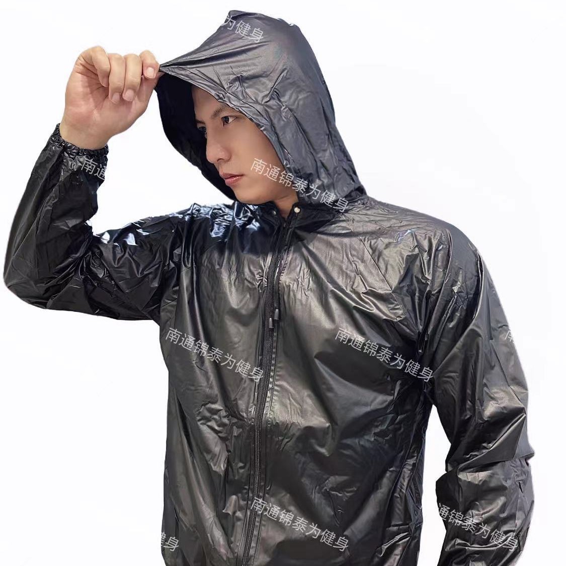 Ультралегкий унисекс, капюшон, длинные рукава, ПВХ, ЭВА, сауна, фитнес, одежда для похудения