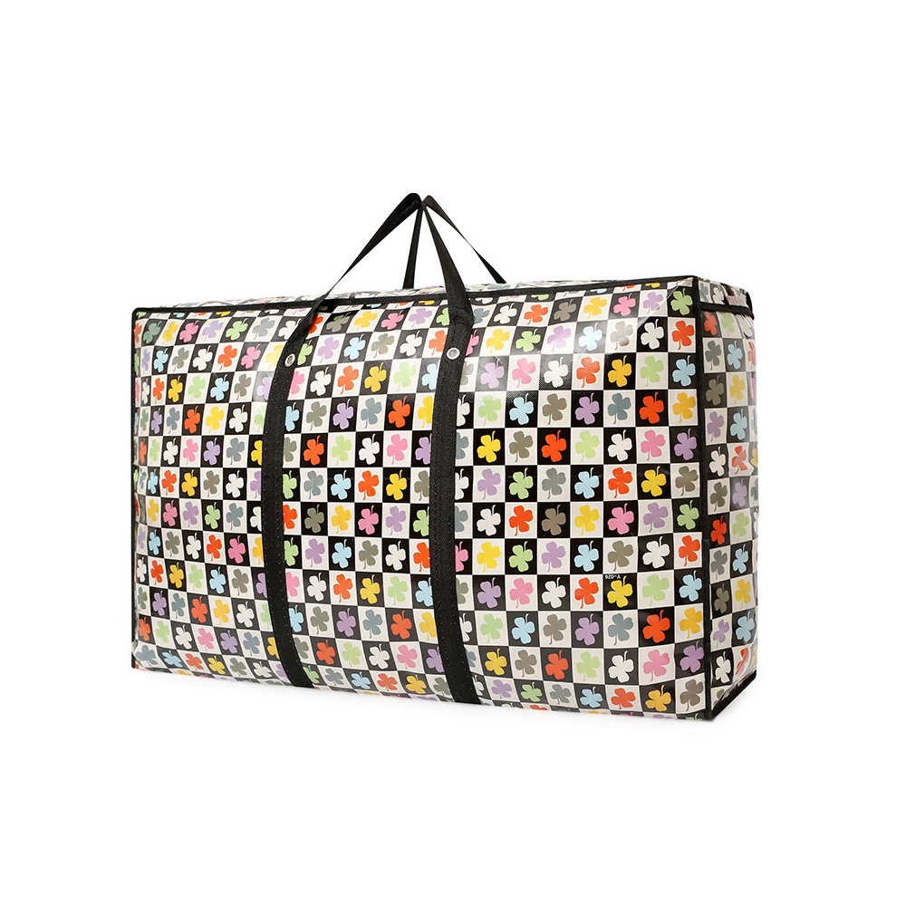 Large-Capacity Luggage Bag for Moving Clothes Packing Bag, Strong and Thickened Non-Woven Woven Bag, Moving Bag