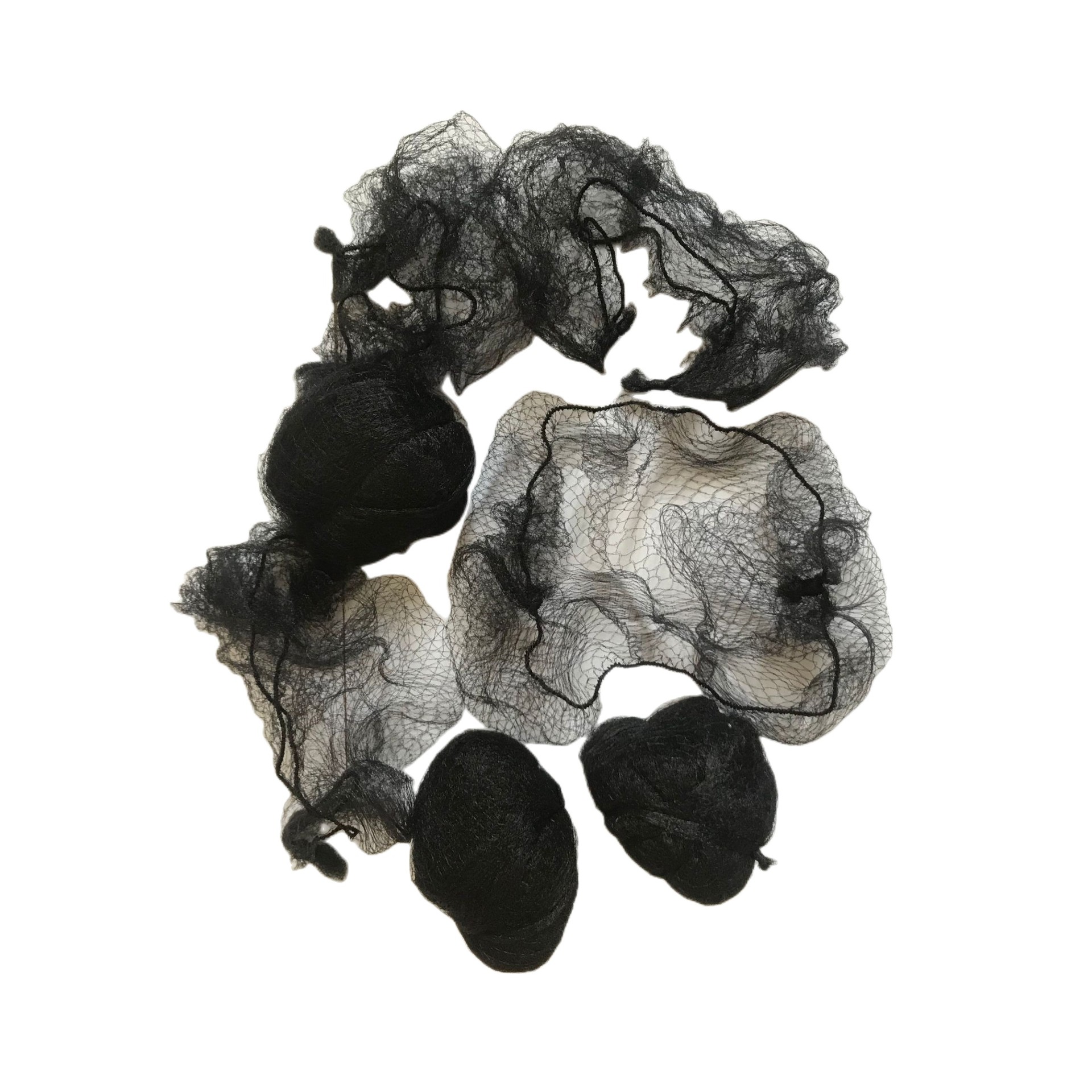 5mm fine hair net stewardess with invisible hair net high elasticity ultra-fine dance hair net independent packaging