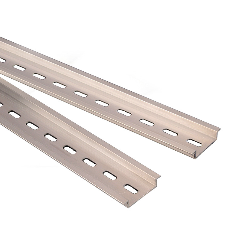 Factory supply c45 aluminum guide rail DZ47 empty guide rail electrical installation switch guide rail C45 guide rail U-shaped card rail