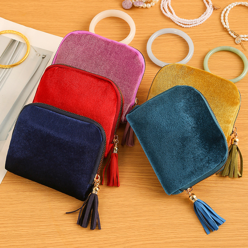 Jewelry Storage Bag, Hand Jewelry, High-End Exquisite Jewelry Bracelet Storage Bag, Business Trip, Portable and Durable Jewelry Bag