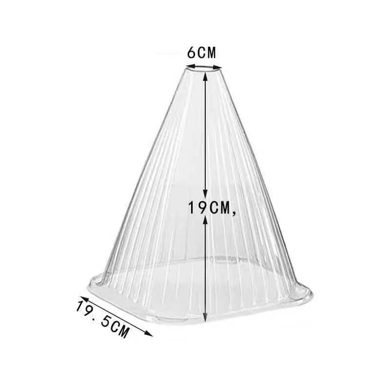 Защитный колпак для рассады высотой 19 см, прозрачный защитный колпак, водонепроницаемый специальный колпак для садовых растений