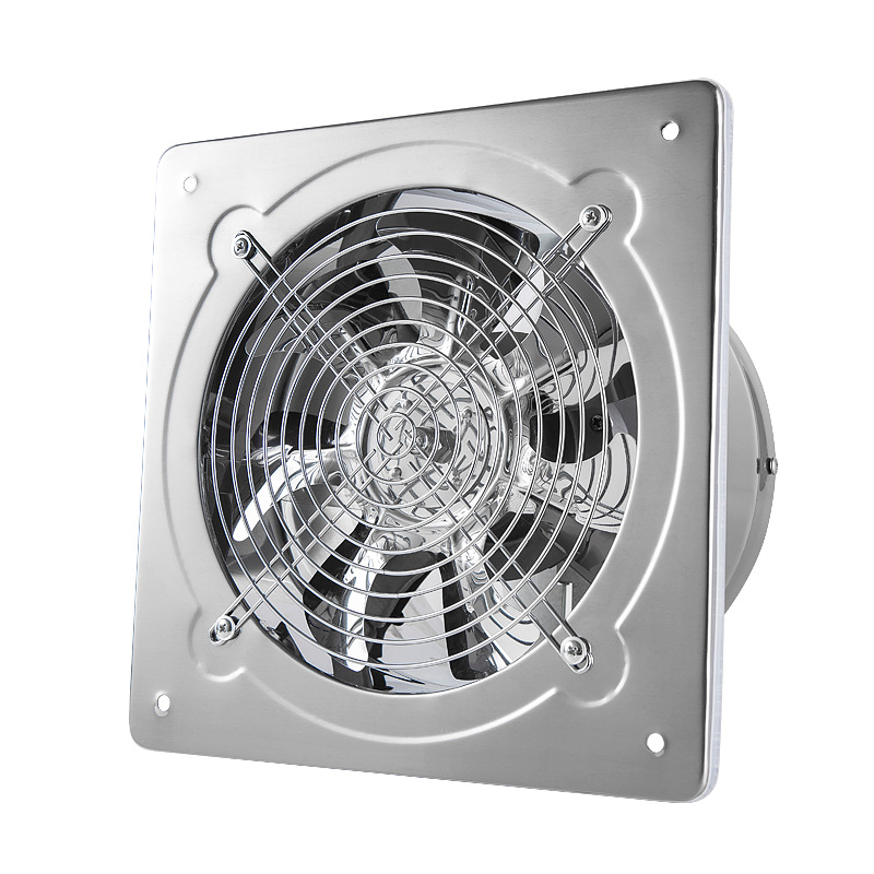 Fangyuan Stainless Steel Exhaust Fan Kitchen Fume Fan Ventilation Fan Bathroom Powerful Exhaust Fan Industrial Exhaust Fan