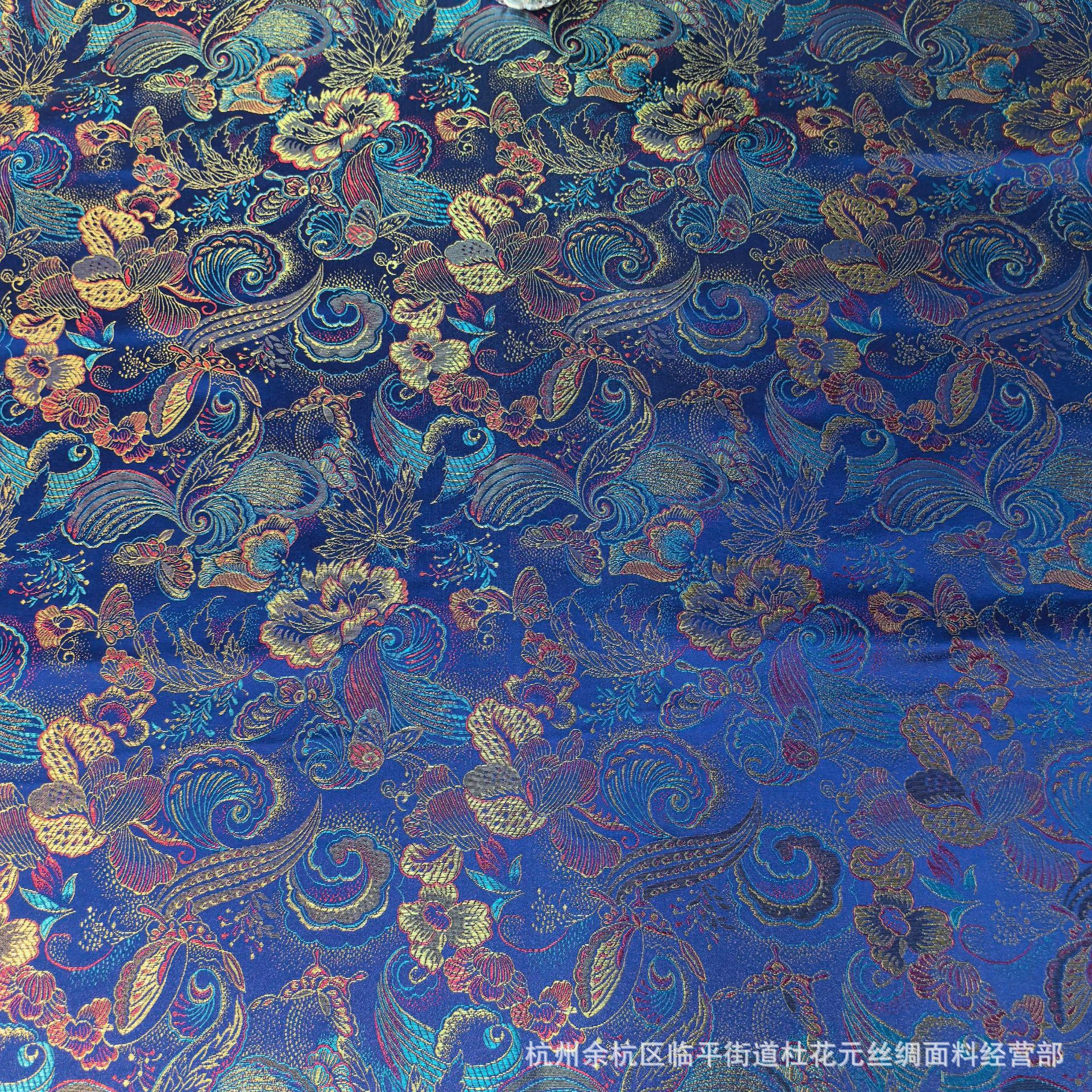 150-width high-grade nylon brocade butterfly flower fabric children's clothing DIY cheongsam Hanfu fabric packaging