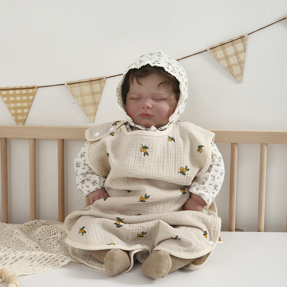 Four-layer children's gauze sleeping bag baby anti-kick Children's sleeveless vest sleeping bag summer thin Korean style Zou cloth