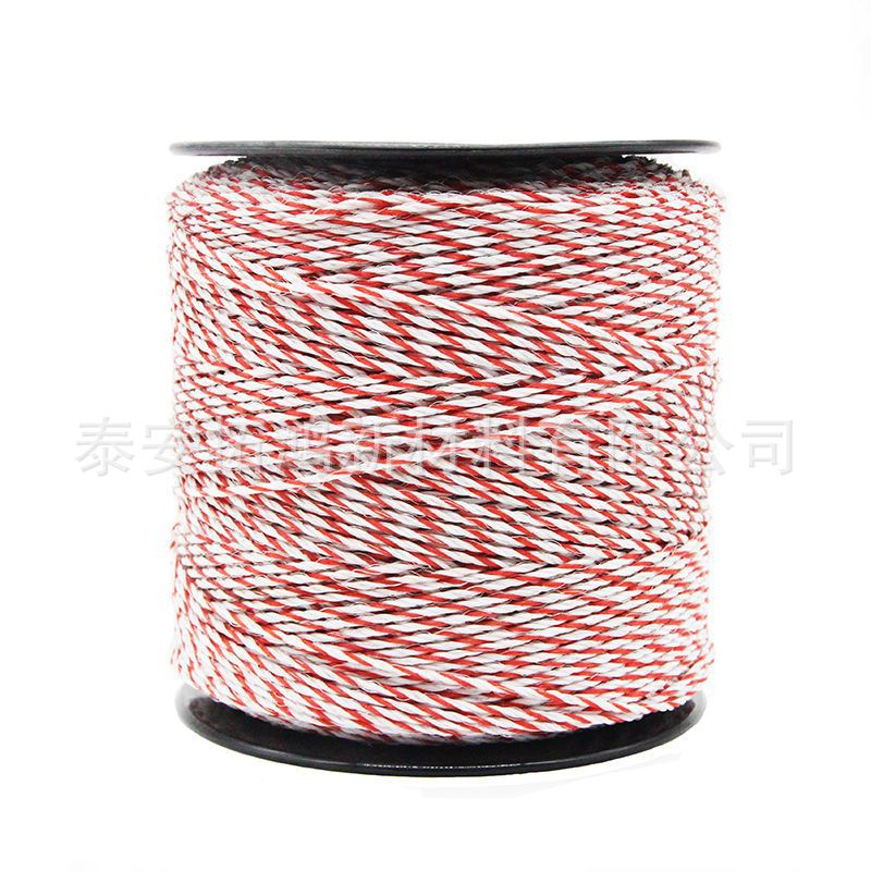 Electronic Fence Electric Rope Pasture Breeding Electric Rope Pasture Breeding Electronic Fence Conductive Rope Electric Ribbon