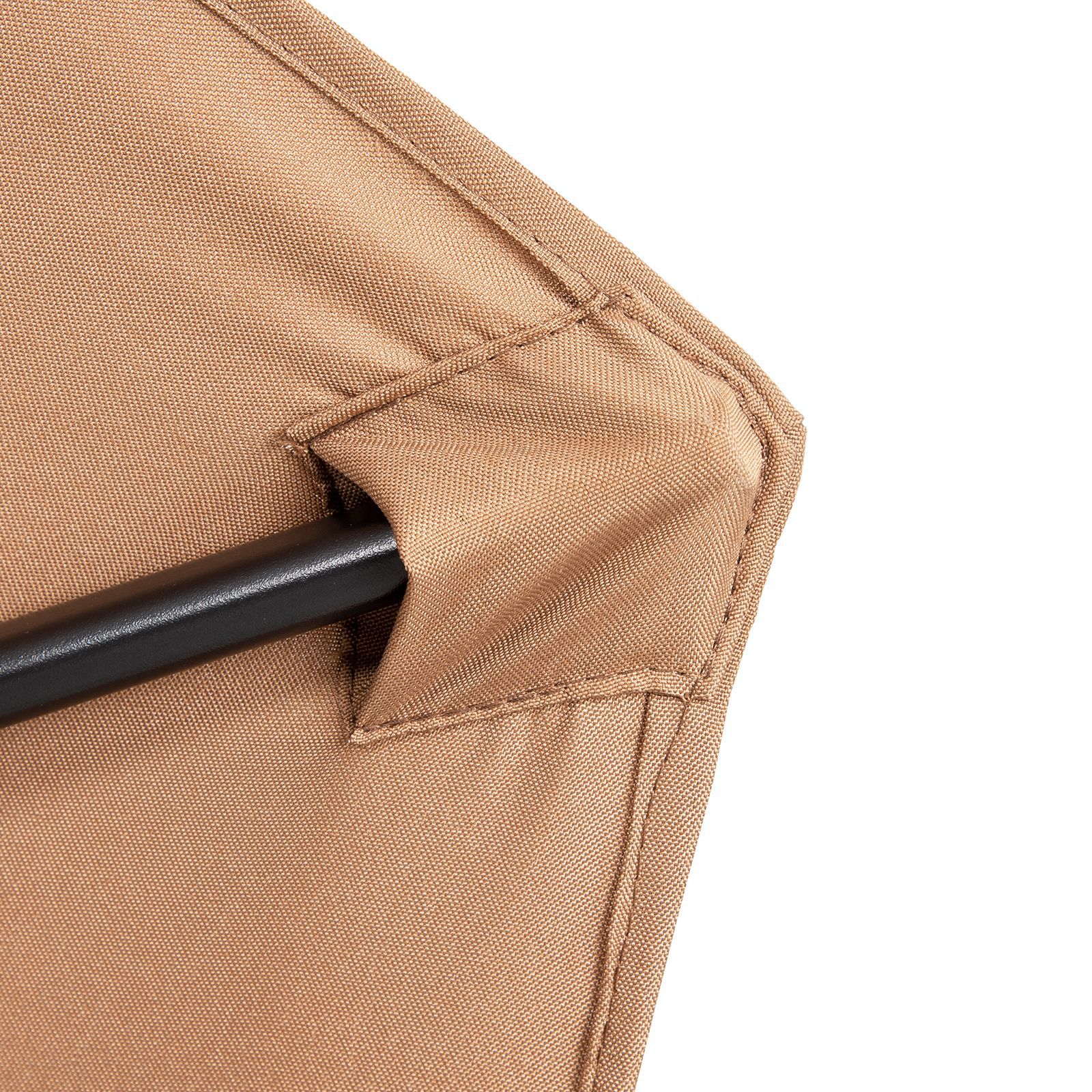 Outdoor Parasol Courtyard Villa Leisure Outdoor Home Balcony Stall with Steering Center Column Umbrella Cross-Border Wholesale