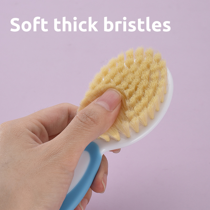 Factory Wholesale Baby Comb Brush Care suit Baby Shampoo PP Soft Hair Comb Tinea Cleaning Brush