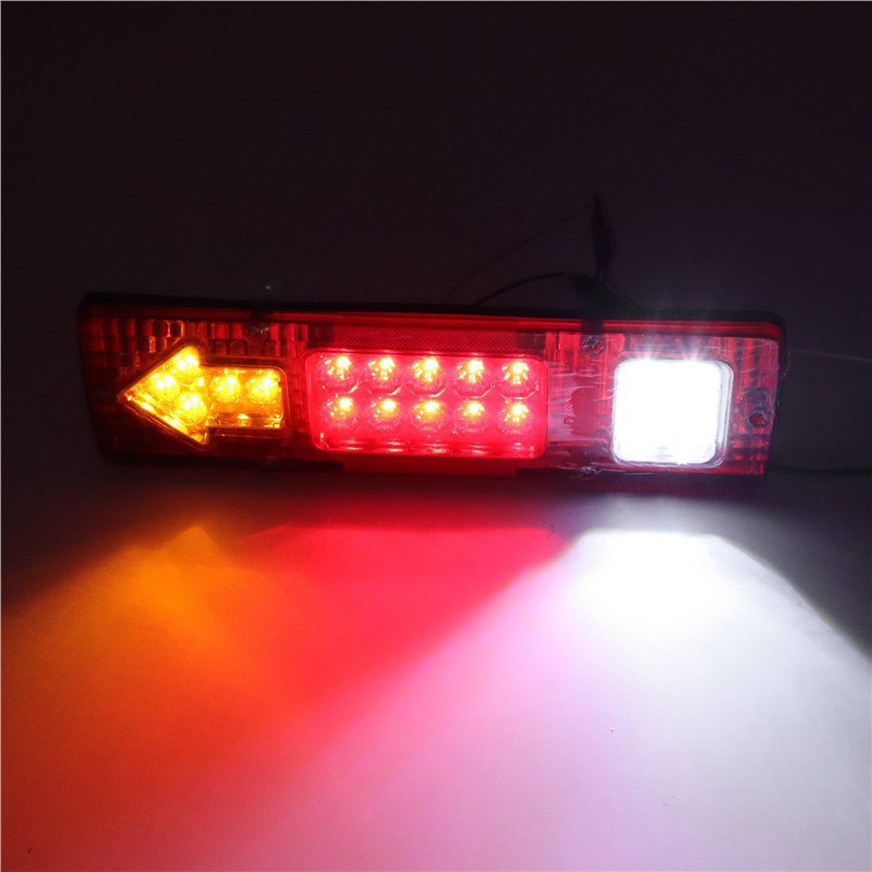 Source Manufacturer 12V/24V131 Digital Tail Light 19Led Truck Tail Light Agricultural Vehicle Tricycle Truck Tail Light