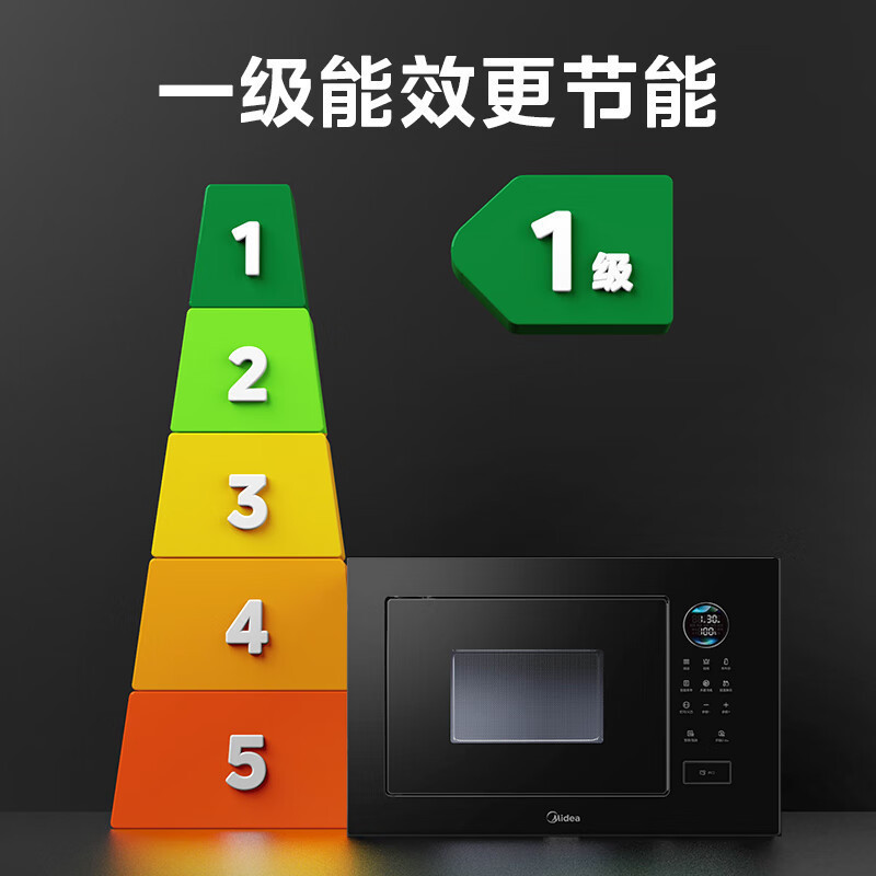 Midea Embedded Microwave Oven Home Multifunctional Aurora Embedded Smart Microwave Oven Official Flagship Store Ma20