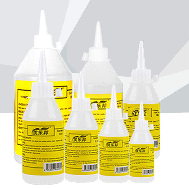 Детский клей для рукоделия на основе спирта 30мл, бесцветный, для не woven, детского сада, веревка из конопли, ручная работа