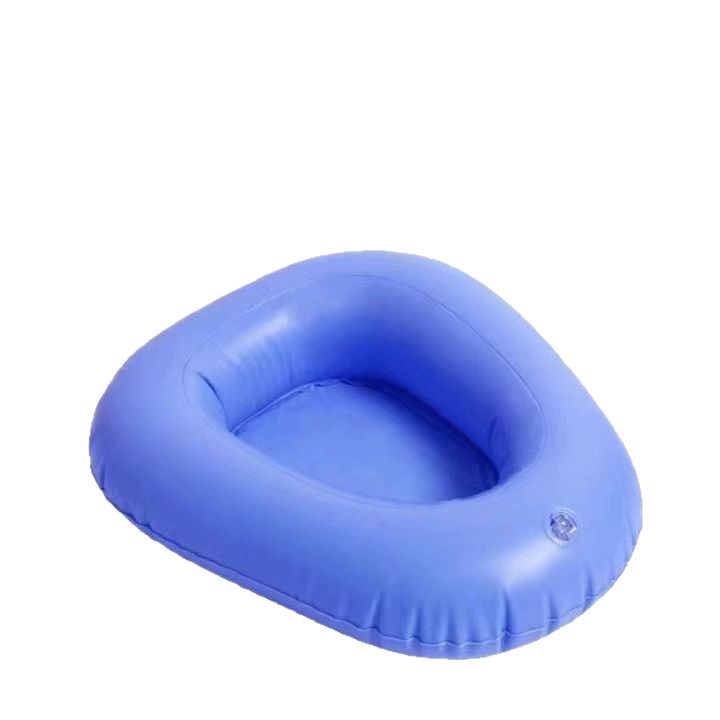 Inflatable Bedpan Portable Household Bedrest Care Anti-bedsore Toilet Easy to Clean