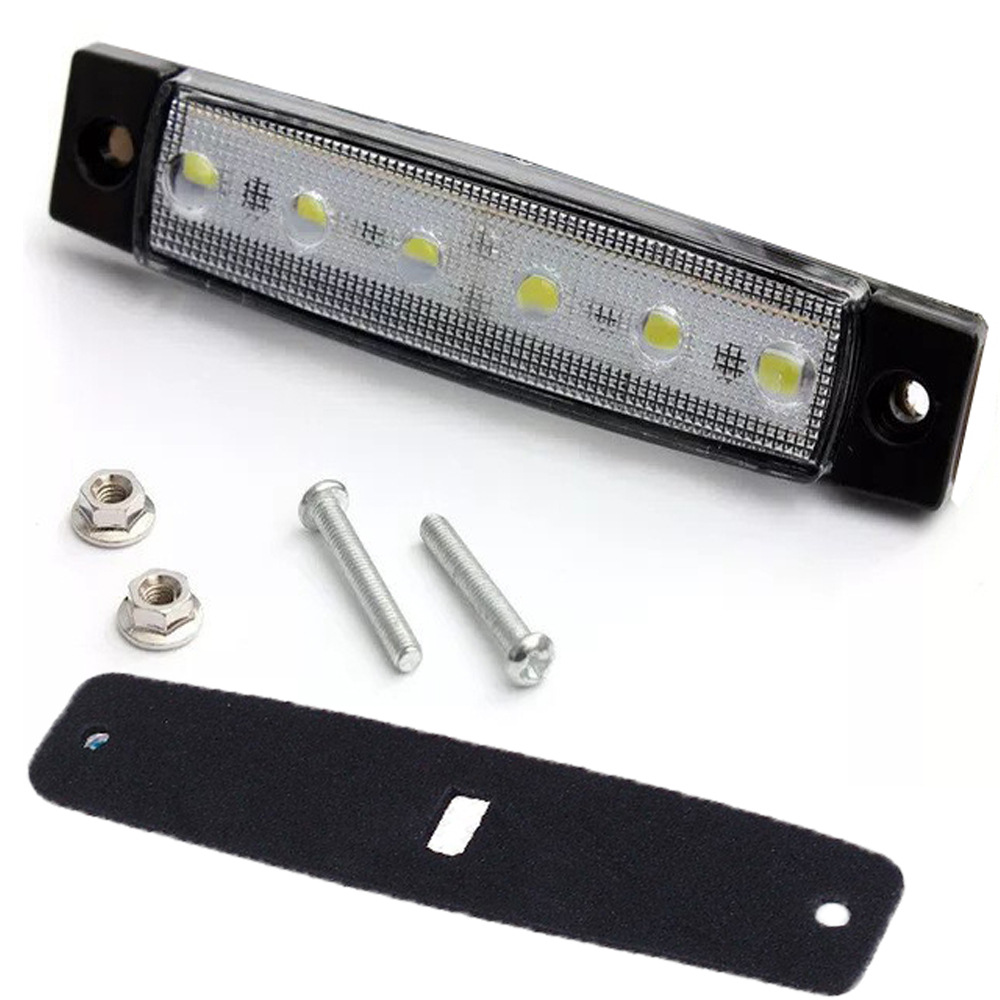 Factory supply truck 6LED side light 12v waterproof truck side light strip light 24v signal light turn signal light universal