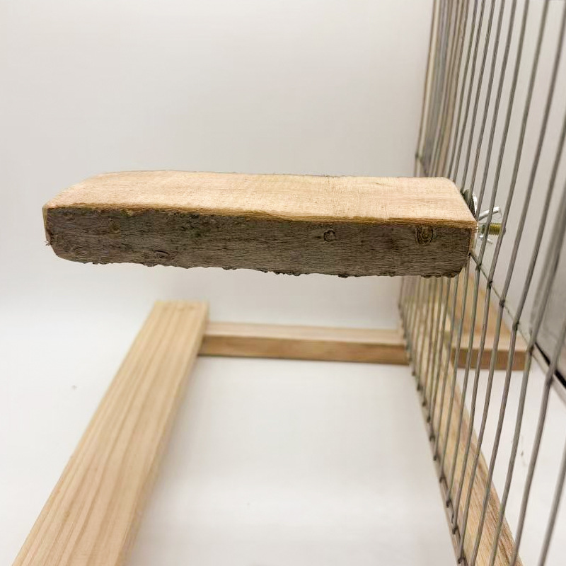 Apple Wood Semicircular Springboard Platform Parrot Hamster Rabbit Stand Pole Stick Stand Bird Habitat Cross-Border Amazon