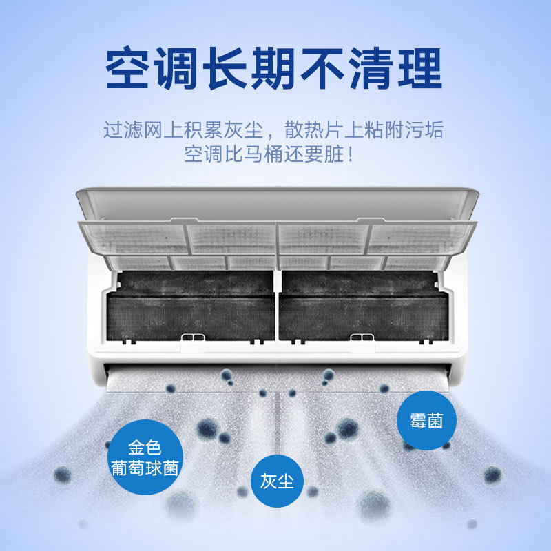 Japanese Air Conditioner Cleaner Wholesale Foam Spray Type Household Cleaning Sterilization Dust Removal Electric Fan Air Conditioner Cleaning Agent