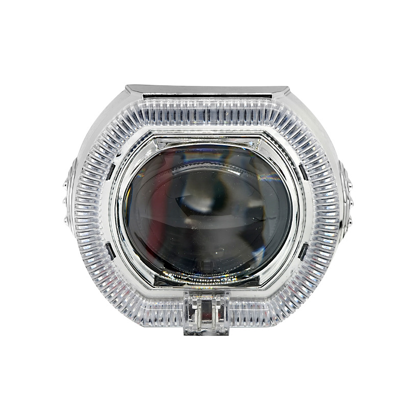 Electric Vehicle Motorcycle Led Spotlight 2.5inch Angel Eye Devil Eye Built-In Lens Headlight High and Low Beam Modification