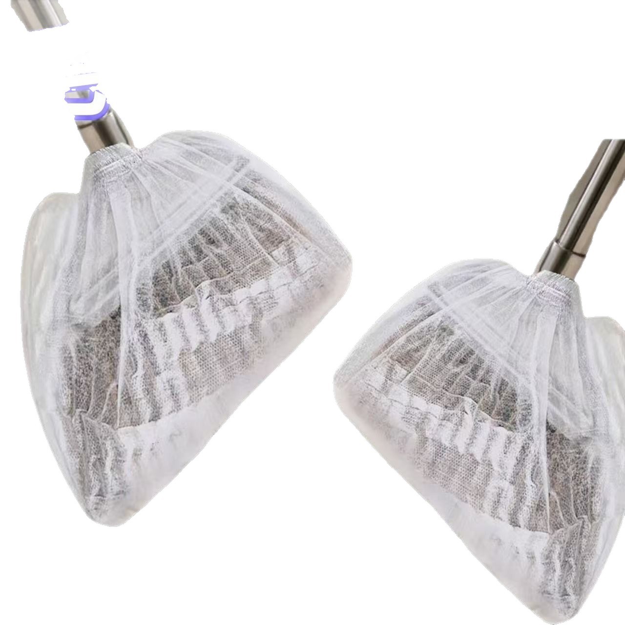 Disposable Broom Cover High Viscosity Dust Removal Household Cleaning Wear-Resistant Printed Shoe Cover Shower Cap Mop Non-Woven Mesh Cover