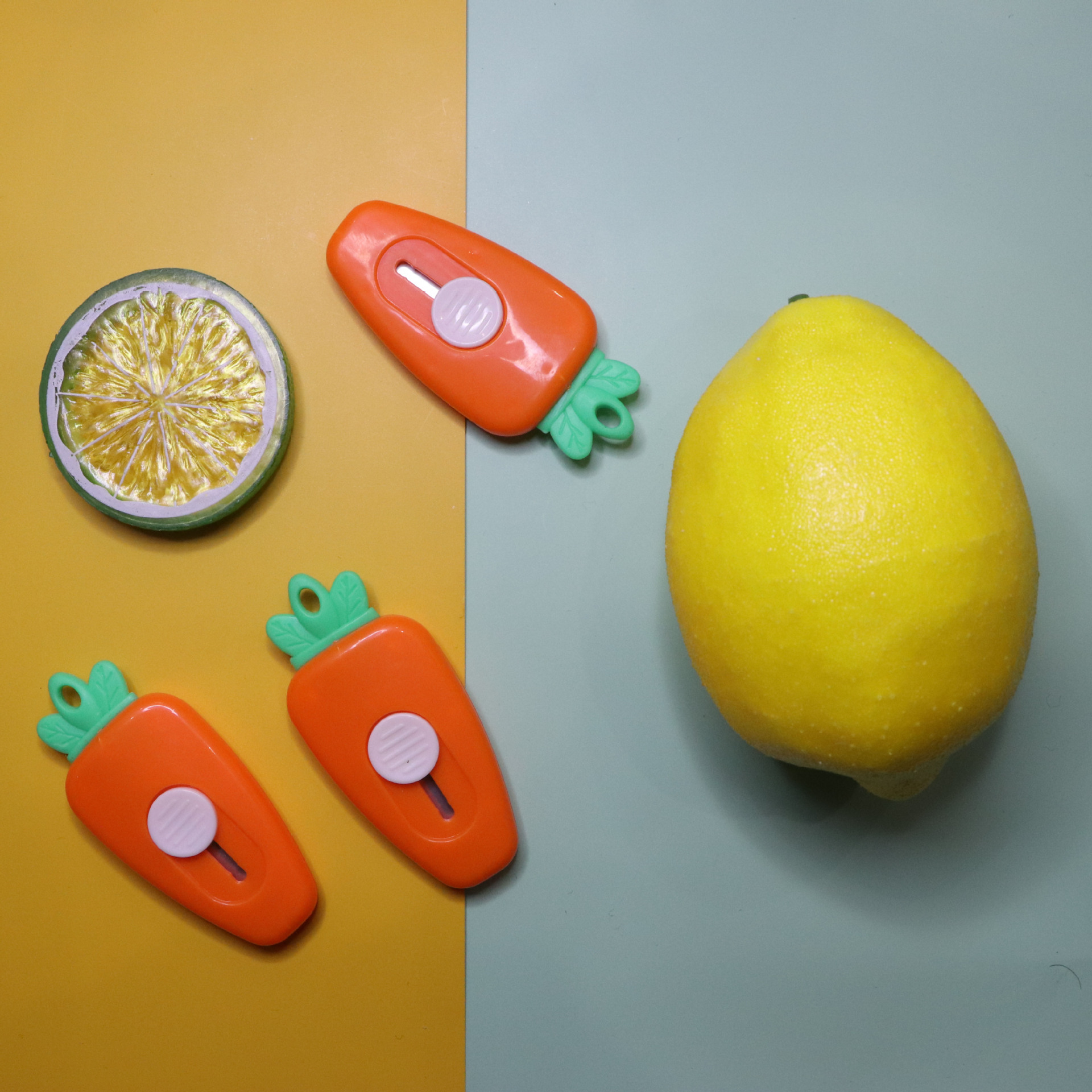 Cartoon Carrot Knife Utility Knife Creative Express Delivery Knife Student Mini Paper Knife Wallpaper Knife Handmade Knife