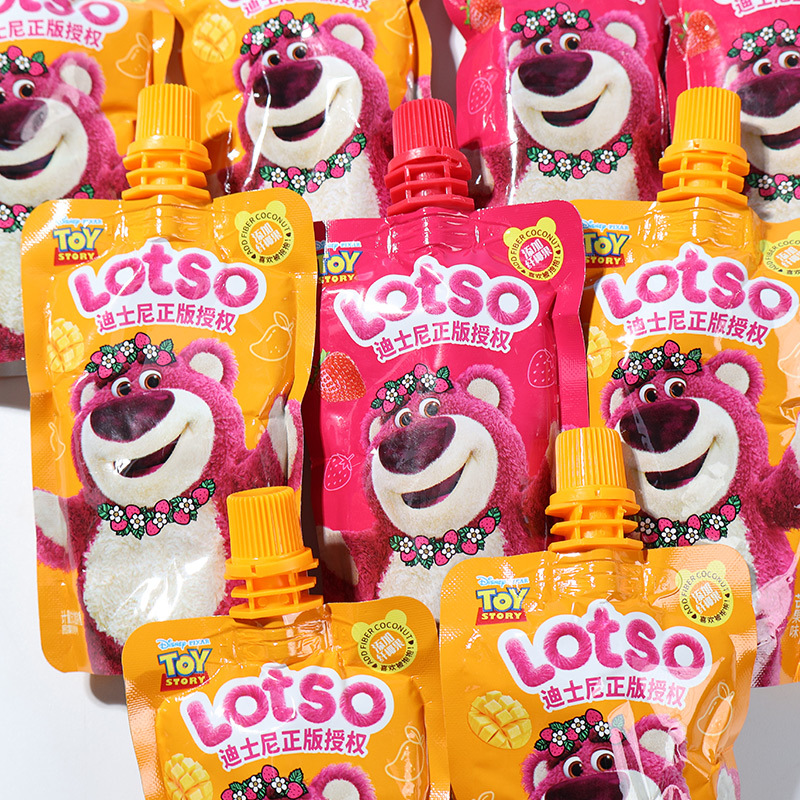 [Free Shipping] Disney Strawberry Bear Suckable Frozen White Peach Flavor Bulk Suckable Jelly Children’S Day Snacks Wholesale