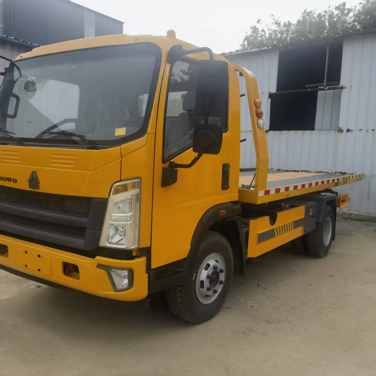 Jmc Kaiyun Tow Truck, Blue Plate Small One-To-Two Road Rescue Vehicle, Urban Violation Rescue