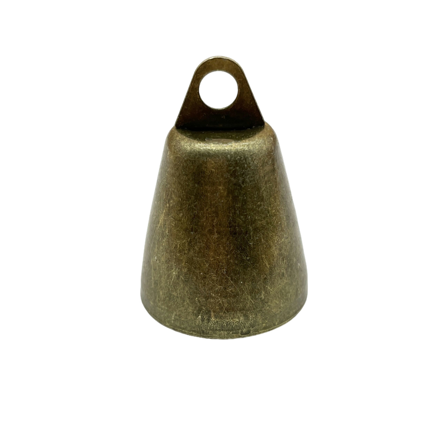 Christmas Opening Horn Bell Vintage Bronze Wind Bell Pendant Metal Decoration Small Bell DIY Jewelry Accessories