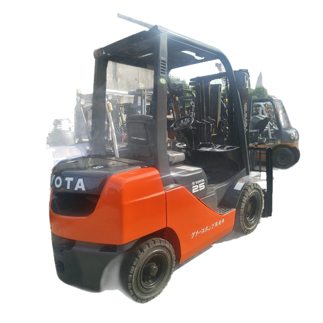 Supply of Japanese Toyota Forklifts 2.5 Tons Internal Combustion Forklifts Japanese Used Forklifts Export
