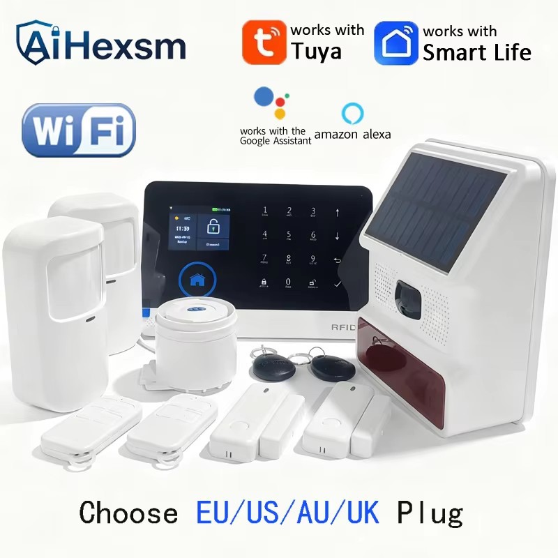 Система сигнализации для дома 433Mhz GSM беспроводная PG103 Wifi Tuya Smart с Alexa