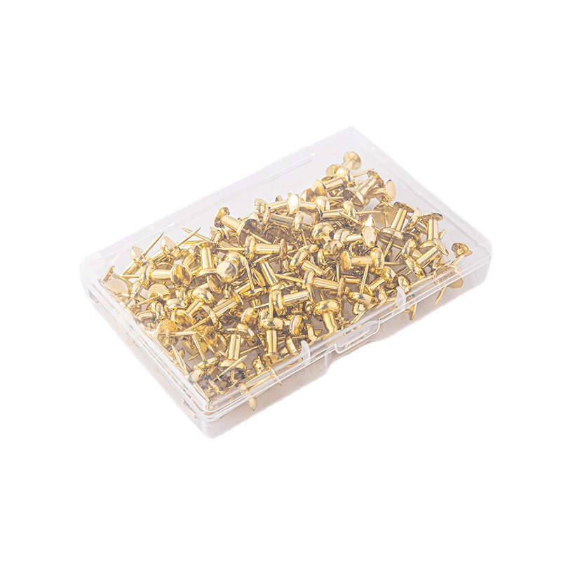 Factory direct boxed plated gold I-nail Amazon photo wall I-nail color nail push pin