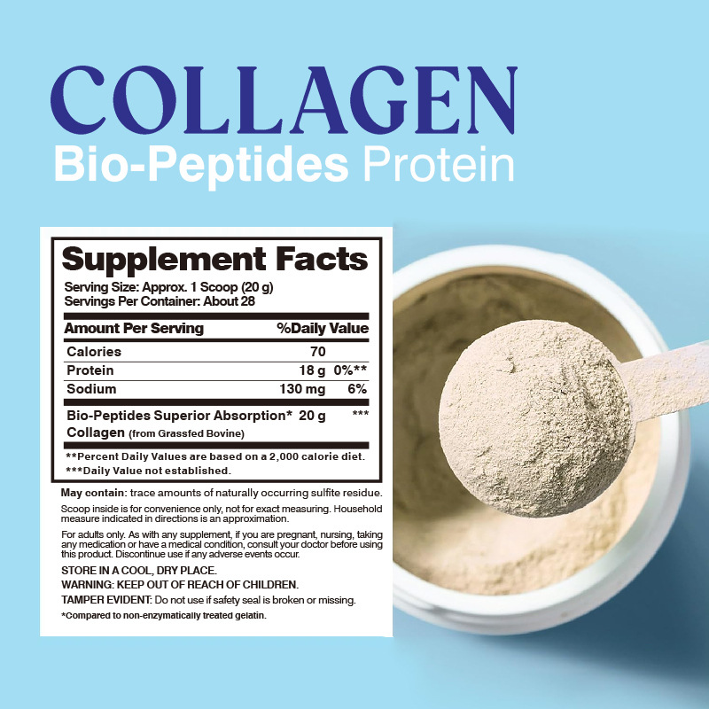 Customized Cross-Border Collagen Biopeptide Powder Amino Acid Collagen Powder Ketogenic Supplements