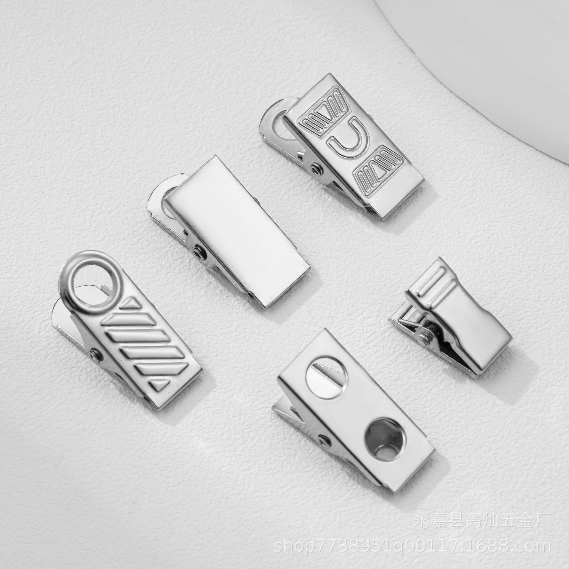 Certificate Holder thickened badge holder square hole factory license holder factory certificate buckle work permit holder certificate buckle iron wallet