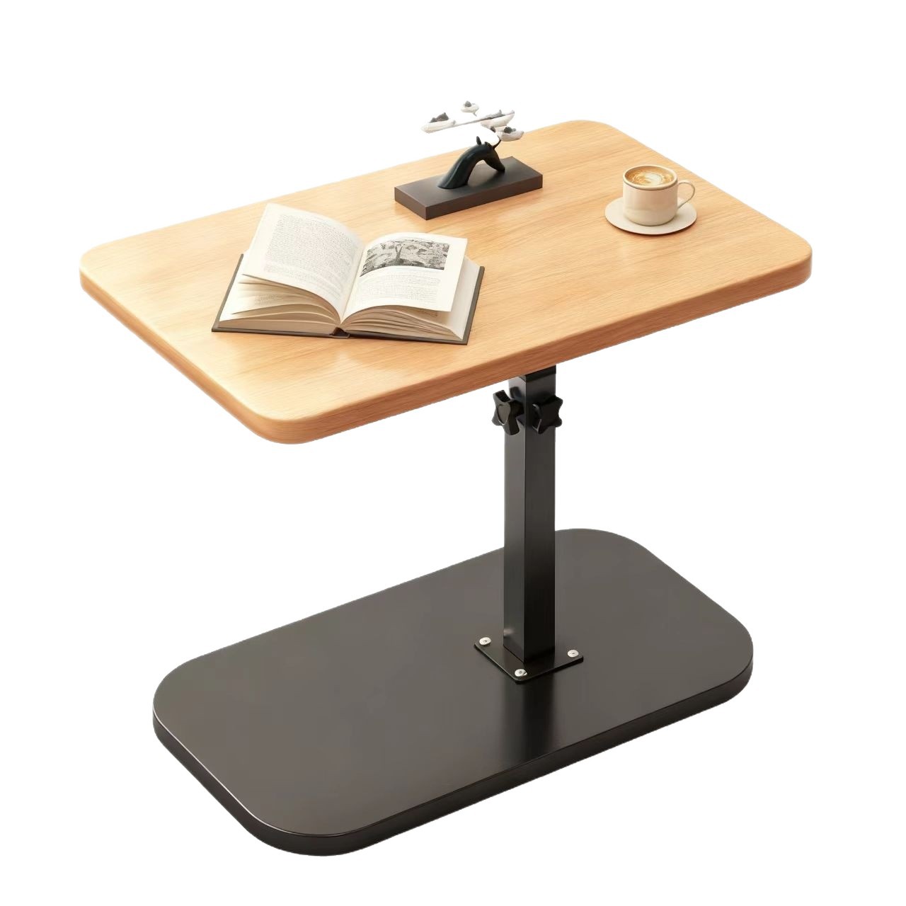 Spot Adjustable Height Rotating Side Table Sofa Bed Side Storage Rack Simple Coffee Table Notebook Stand