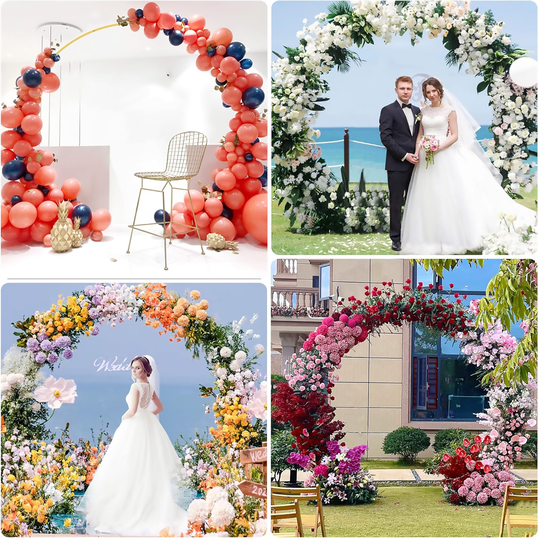 Amazon cross-border metal arches wedding birthday party venue layout props a variety of arches wholesale
