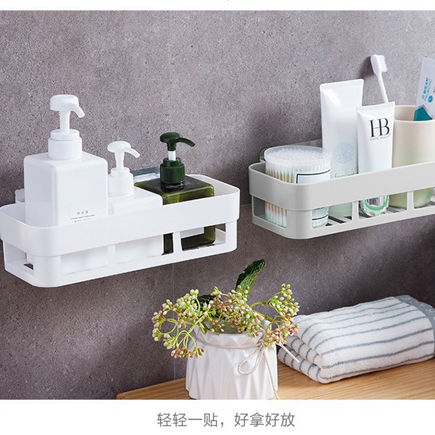Storage Rack Wall-Mounted Storage Box Bathroom Storage Rack-Soap Box/Toiletries/Toilet Storage Rack