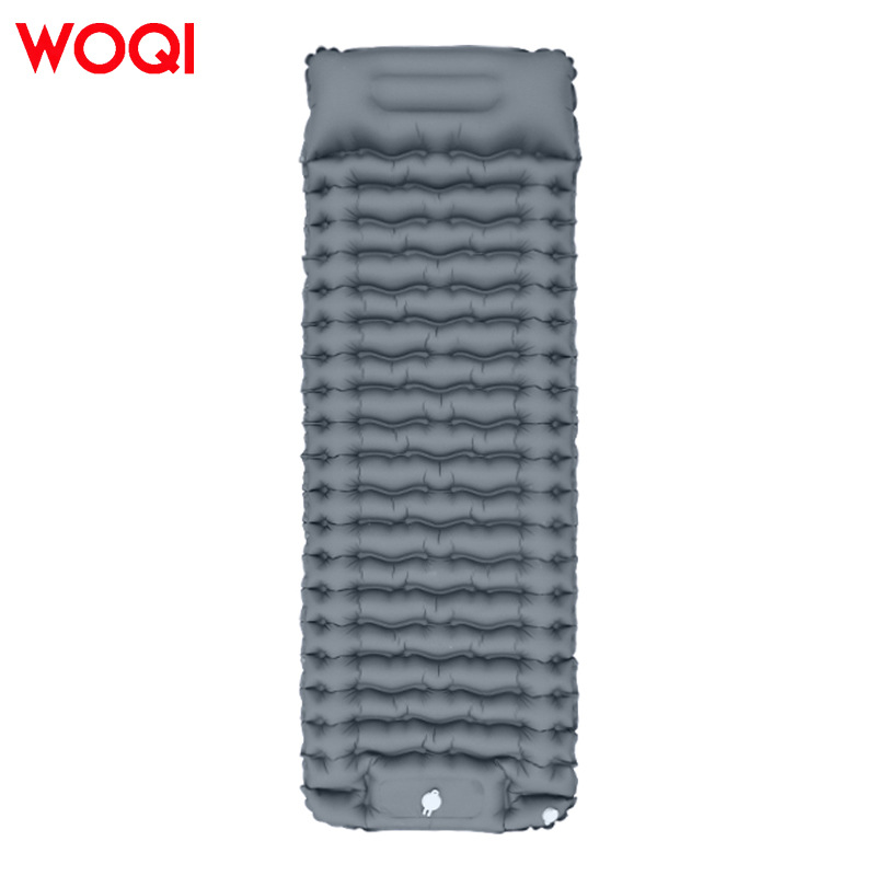 Woqi Ultralight Moisture-Proof Self-Inflatable Mummy Sleeping Pad for Outdoor Camping and Hiking